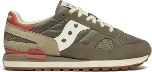 Saucony Men's Shadow Original Sneaker, Olive/Rust, 11.5