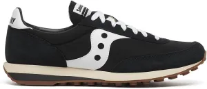 Saucony Unisex Trainer 80 Sneaker, Black/White, 12.5 US Women