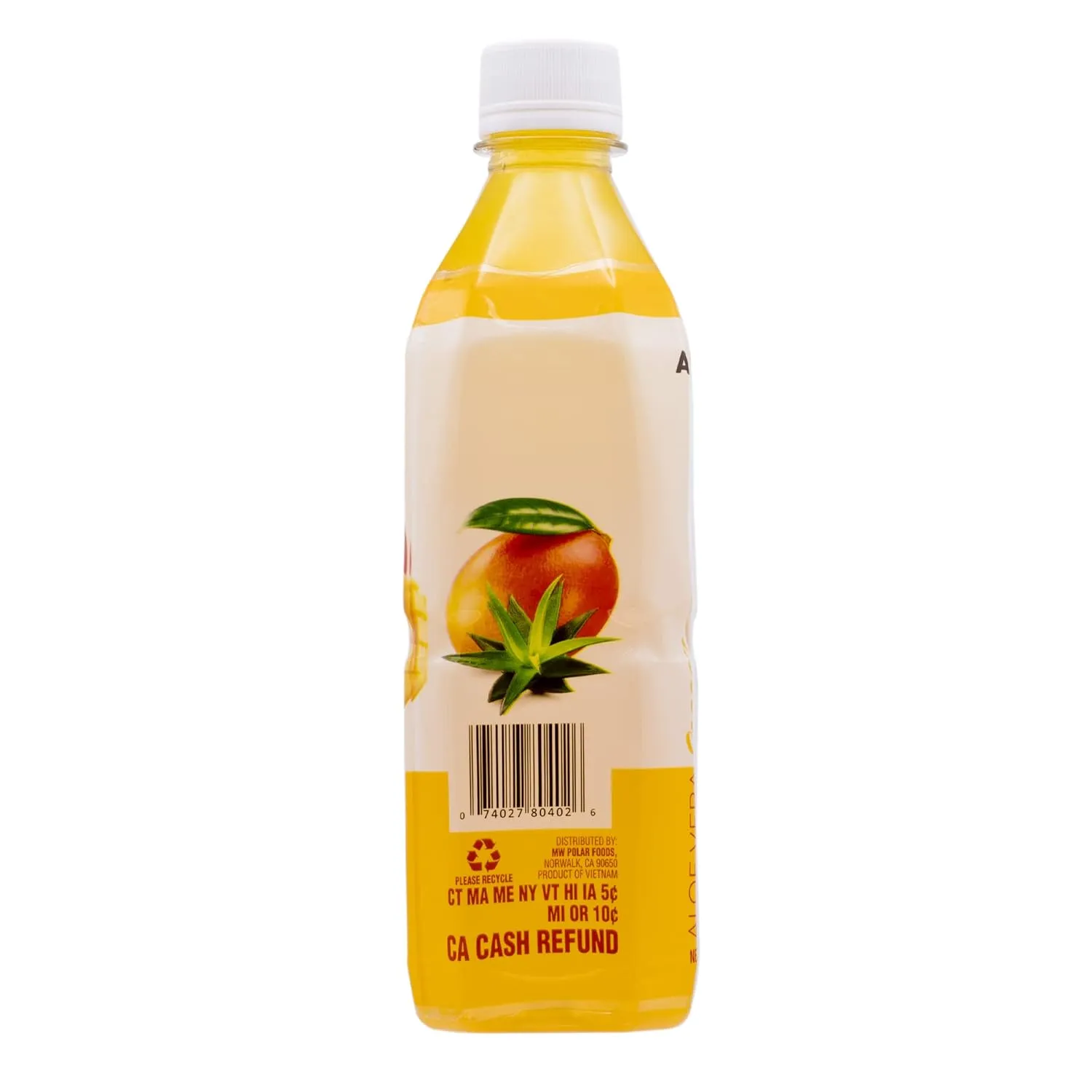 Season Aloe Vera Drink with Pulp, Mango Flavor, 16.9 fl oz (Pack of 12)