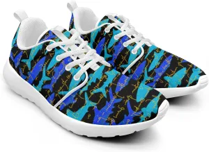 Shark Party Shoes for Women Walking Running Athletic Lightweight Shoes Tennis Sports Comfortable Sneaker Gifts