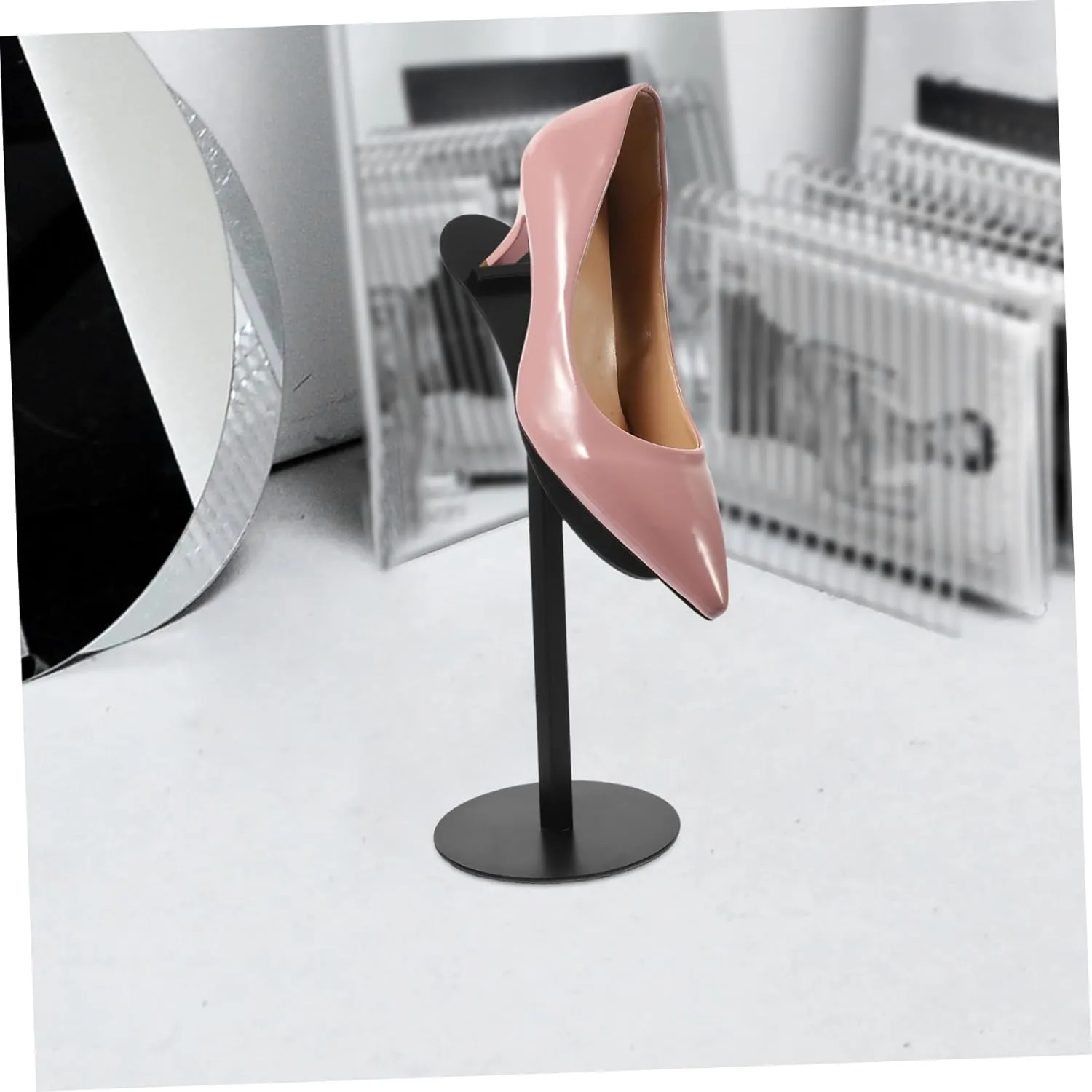 Shoe Display Stand for Store High Heels Stand Adjustable Height Casual