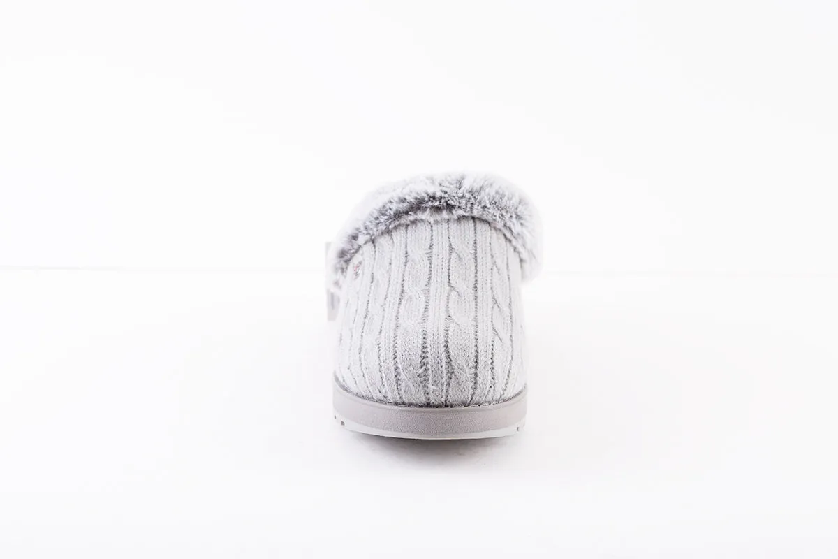 SKECHERS - 31204 BOBS KEEPSAKES-ICE ANGEL MULE SLIPPER - GREY