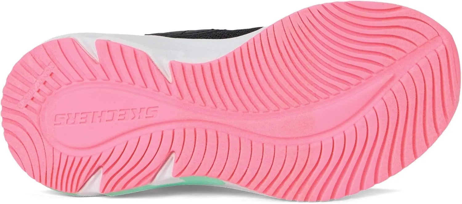 SKECHERS Girl's Elite Sport Tempo-Speed Seeker Sneaker