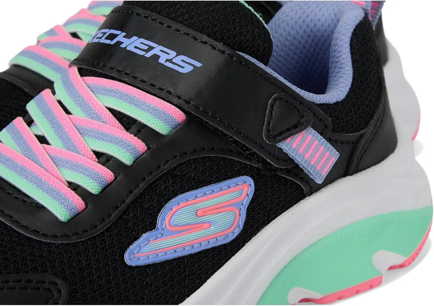 SKECHERS Girl's Elite Sport Tempo-Speed Seeker Sneaker