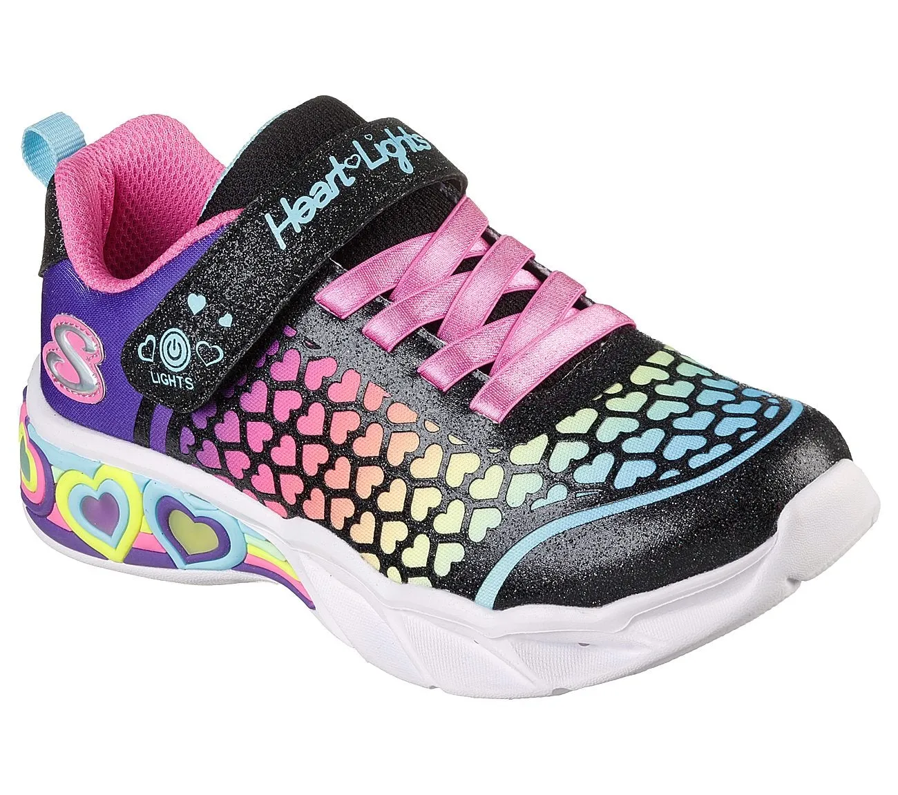 SKECHERS Girls Sweetheart Light-up Trainer