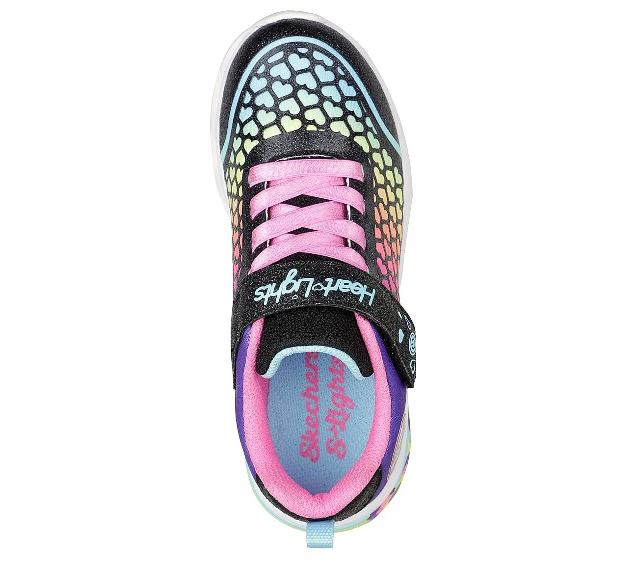 SKECHERS Girls Sweetheart Light-up Trainer