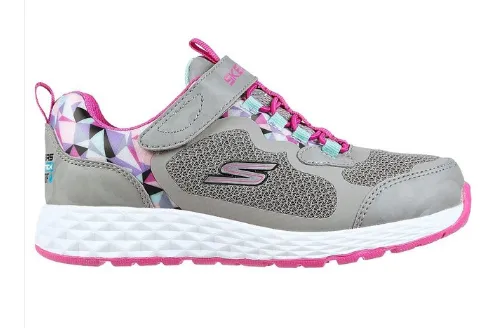 Skechers Gray Tread Lite Girls Sneakers 302418L-GRY