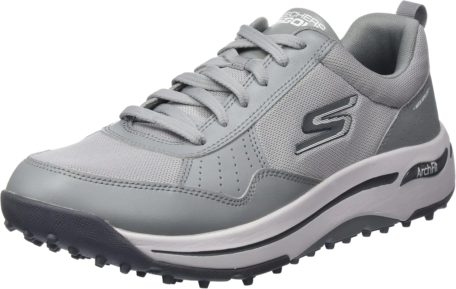 Skechers Men's Arch Fit Golf Shoe Sneaker, Gray, 8.5