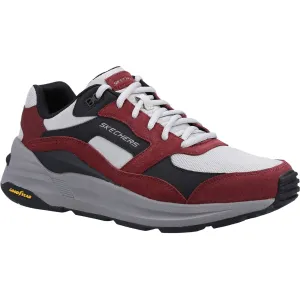Skechers Men's Global Jogger Shoe in Burgundy