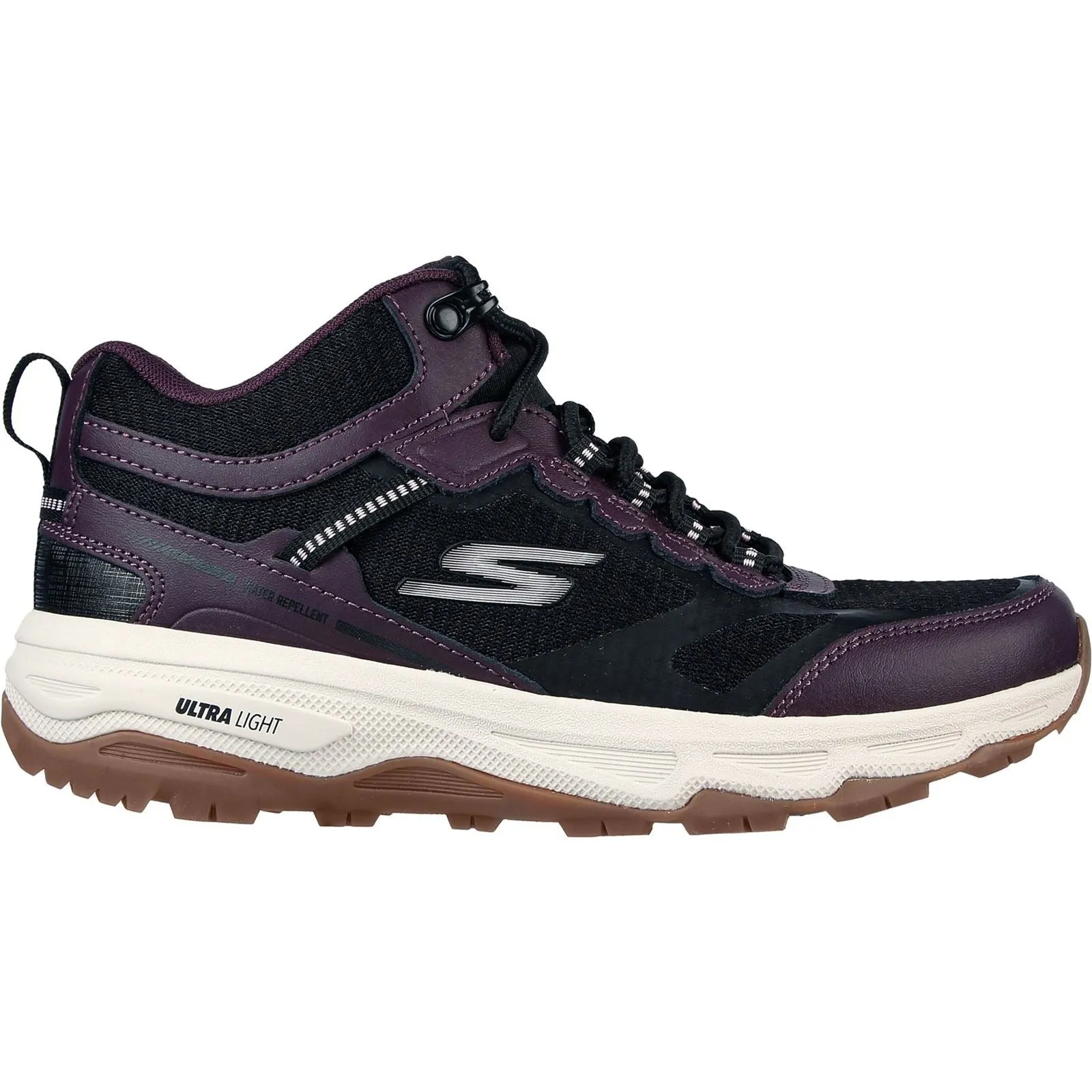 Skechers Performance Women's Go Run Trail Altitude Shoe in Black/Purple