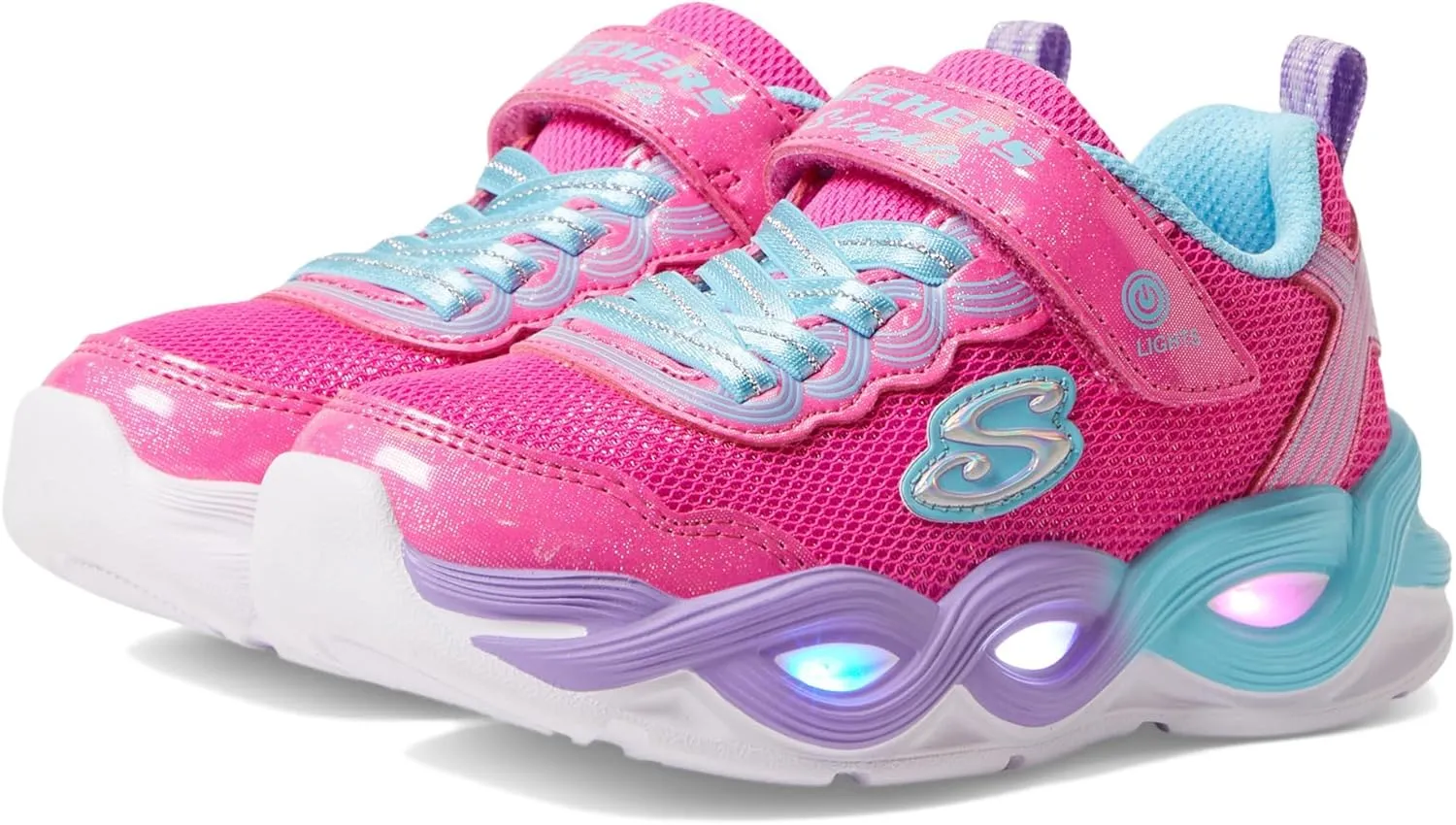 Skechers Unisex-Child Twisty Glow Sneaker
