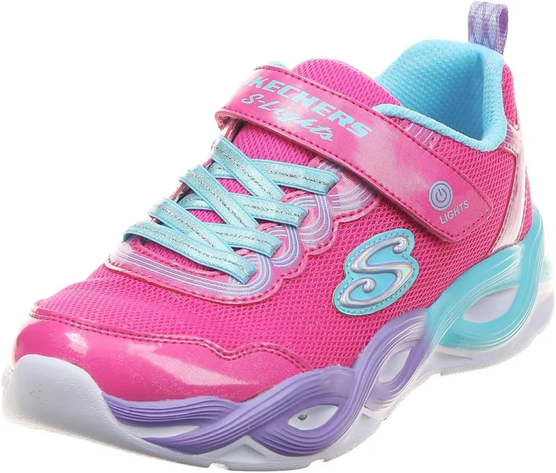 Skechers Unisex-Child Twisty Glow Sneaker