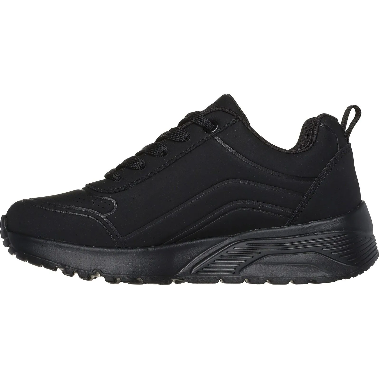 Skechers Uno Lite - Easy Zip Polyurethane Girls's Black Trainers