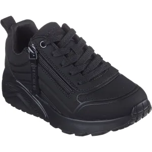 Skechers Uno Lite - Easy Zip Polyurethane Girls's Black Trainers