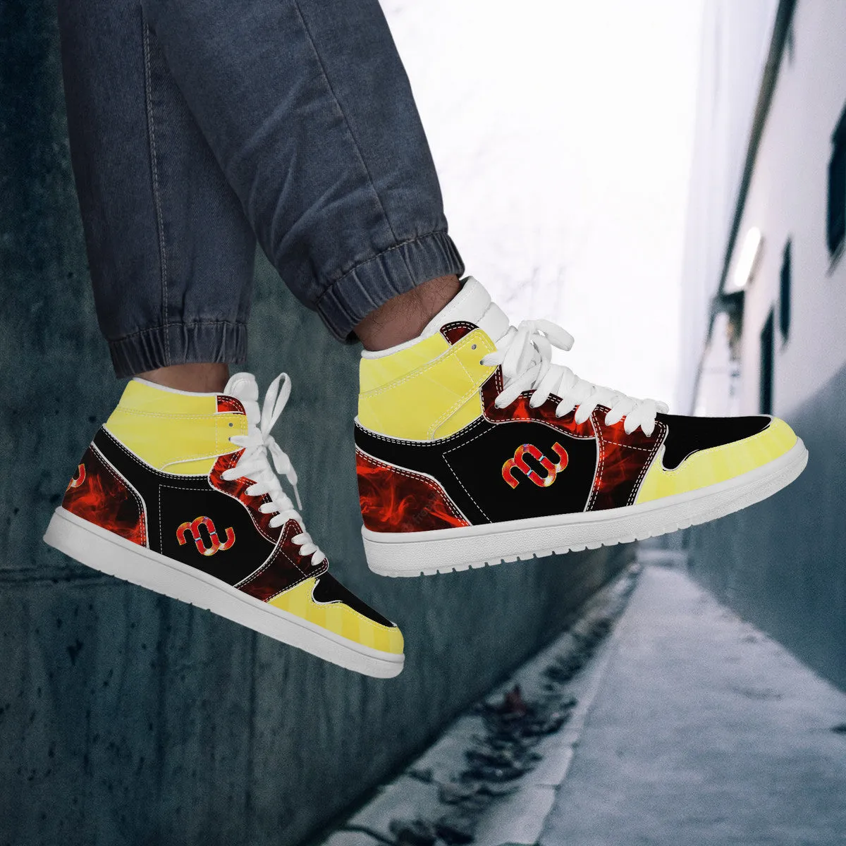 Sneaker Leather Synthetic High Top Money Worldwide availability D17 Exceptional Bushae