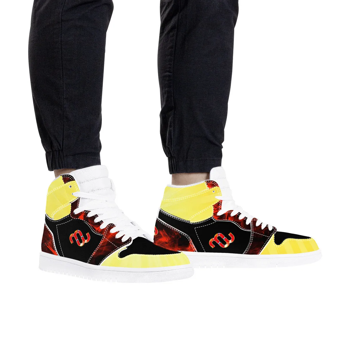 Sneaker Leather Synthetic High Top Money Worldwide availability D17 Exceptional Bushae
