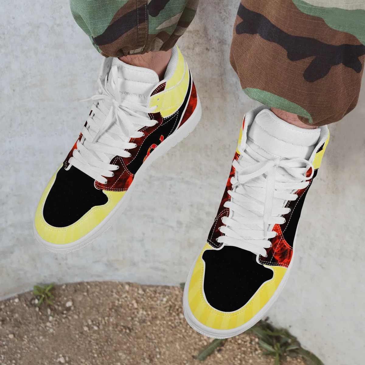 Sneaker Leather Synthetic High Top Money Worldwide availability D17 Exceptional Bushae