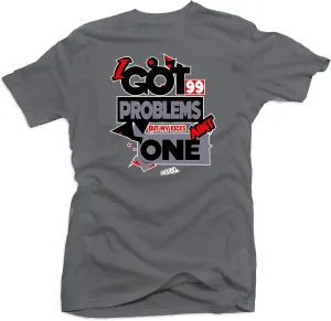 SNELOS Shirt to Match Jordan 4 Bred Match Sneaker Tee