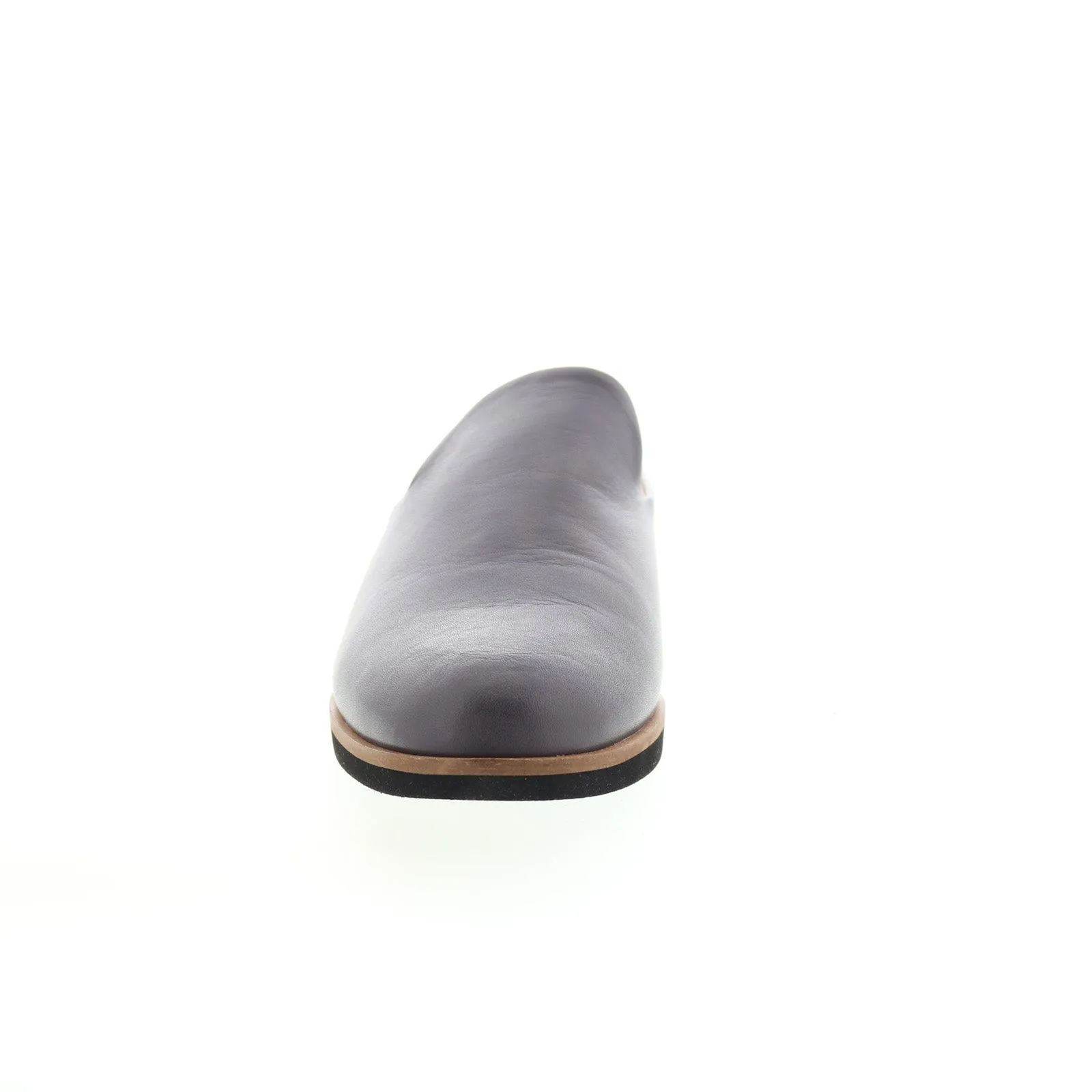 Softwalk Wolcott S2112-058 Womens Gray Leather Slip On Mule Sandals Shoes