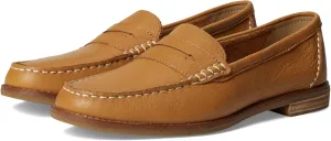 Sperry Women's Seaport Penny Loafer, Tan, 10