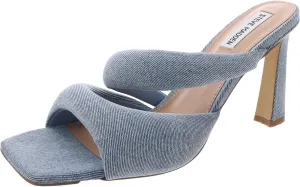 Steve Madden Womens Kloss Denim Slide Blue 11 Medium (B,M)