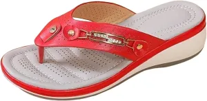 Summer Flip Flops for Women 2025 Arch Support Clip Toe Slip On Wedge Sandals Comfy Non Slip Cushioned Footbed Recovery Slides Ladies Slingback Beach Casual Shoes for Daily Wear Indoor Outdoor
