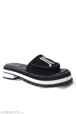 SUNLILY Slip On Flat Mule
