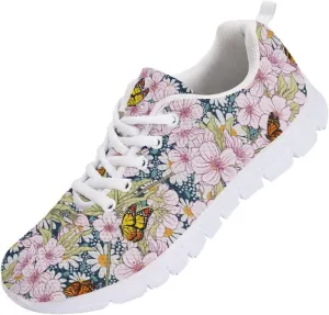 SYtrade Running Sneaker for Women Slip On Tennis Shoes Gym Sneaker White Sole
