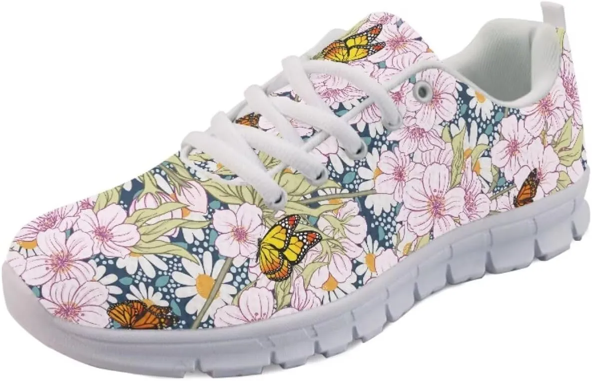 SYtrade Running Sneaker for Women Slip On Tennis Shoes Gym Sneaker White Sole