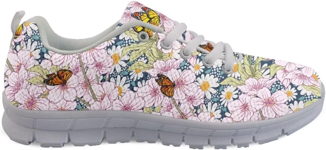 SYtrade Running Sneaker for Women Slip On Tennis Shoes Gym Sneaker White Sole