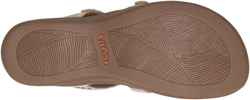 Taos Prize 4 Women's Walking Sandal - Stylish and Adjustable Three Strap Open Back Slide On Walking Sandal with Premium Arch Support and Cushioning for All Day Comfort