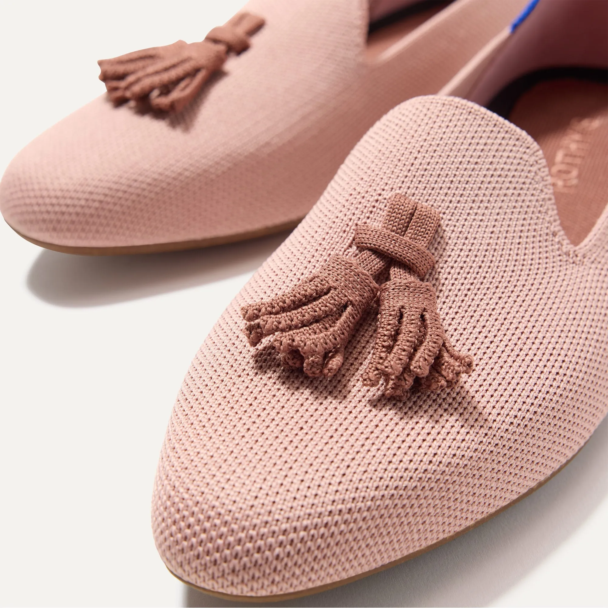 Tassel Pink Hassle-free Loafer Maple Almond Cloud-based The -