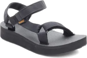Teva womens Midform Universal Wedge Sandal, Black, 9 US