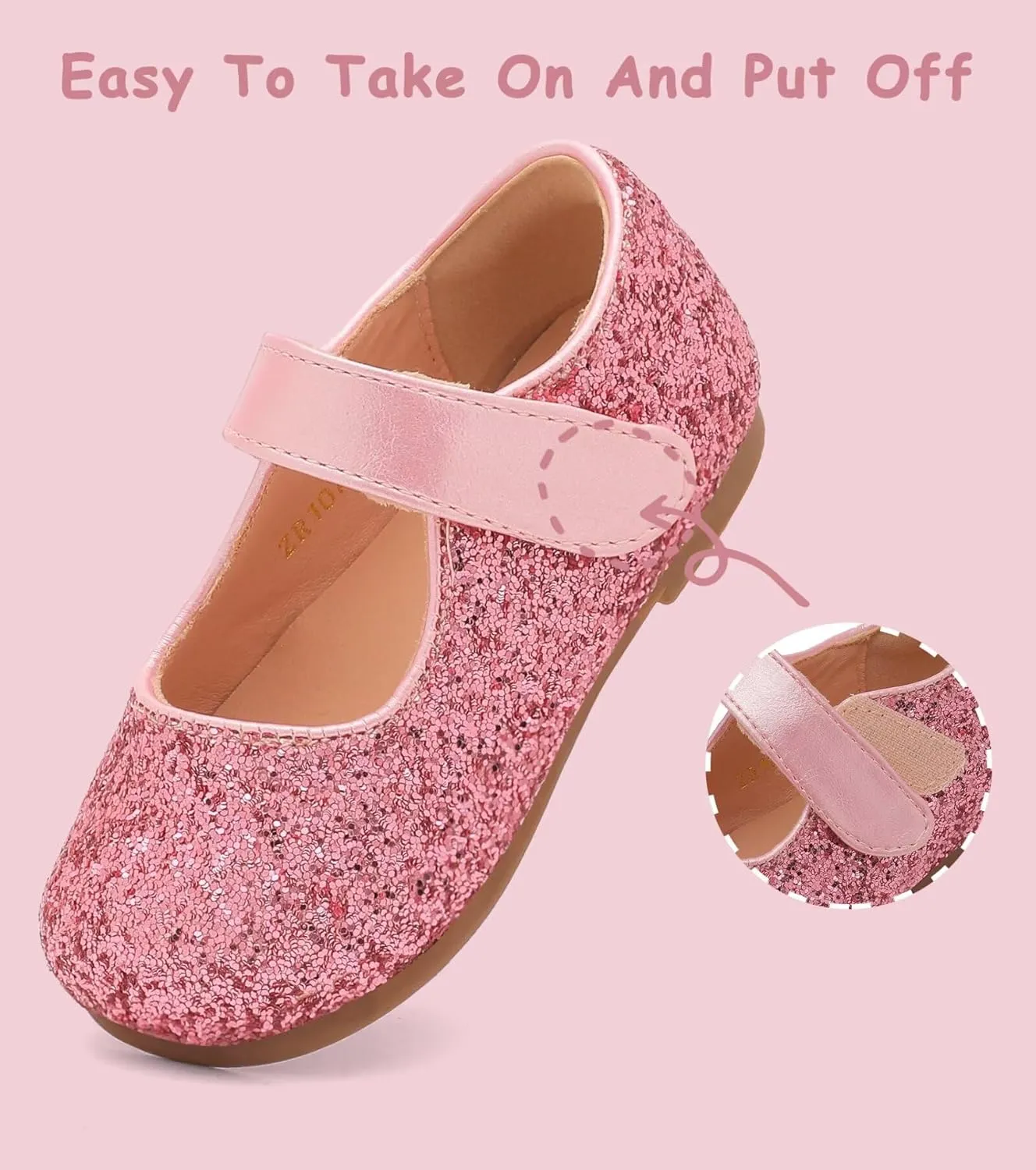 Toddler Flower Girl Dress Shoes Mary Janes Flat