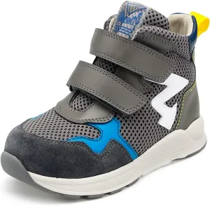 Toddlers Orthopedic Corrective Sneakers for Kids with Arch & Ankle Support,Girls and Boys'High Top Shoes for Flat Foot,Anti-Slip Soles