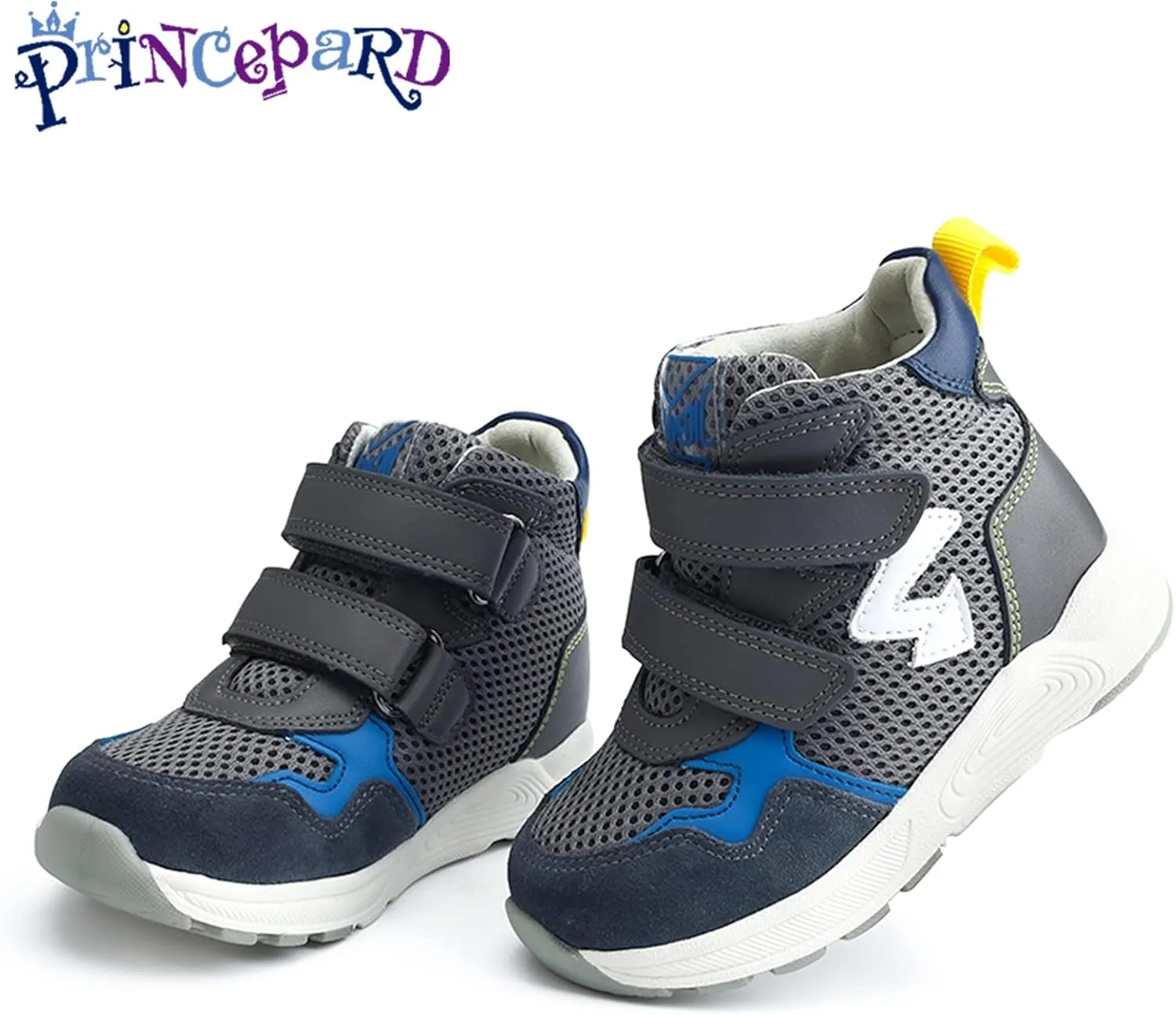 Toddlers Orthopedic Corrective Sneakers for Kids with Arch & Ankle Support,Girls and Boys'High Top Shoes for Flat Foot,Anti-Slip Soles