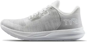 TYR Unisex Techknit RNR-1 Trainer Running Shoes Sneaker, White Heather, 8 US Men