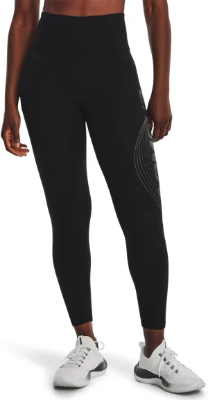 Under Armour Women's Motion Branded Ankle Leggings Black M