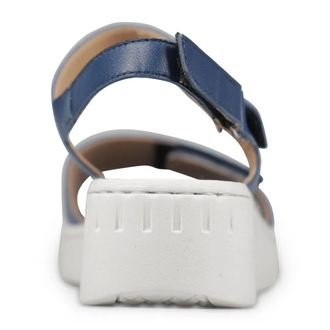 Van Dal Sienna Sandals - Navy Leather