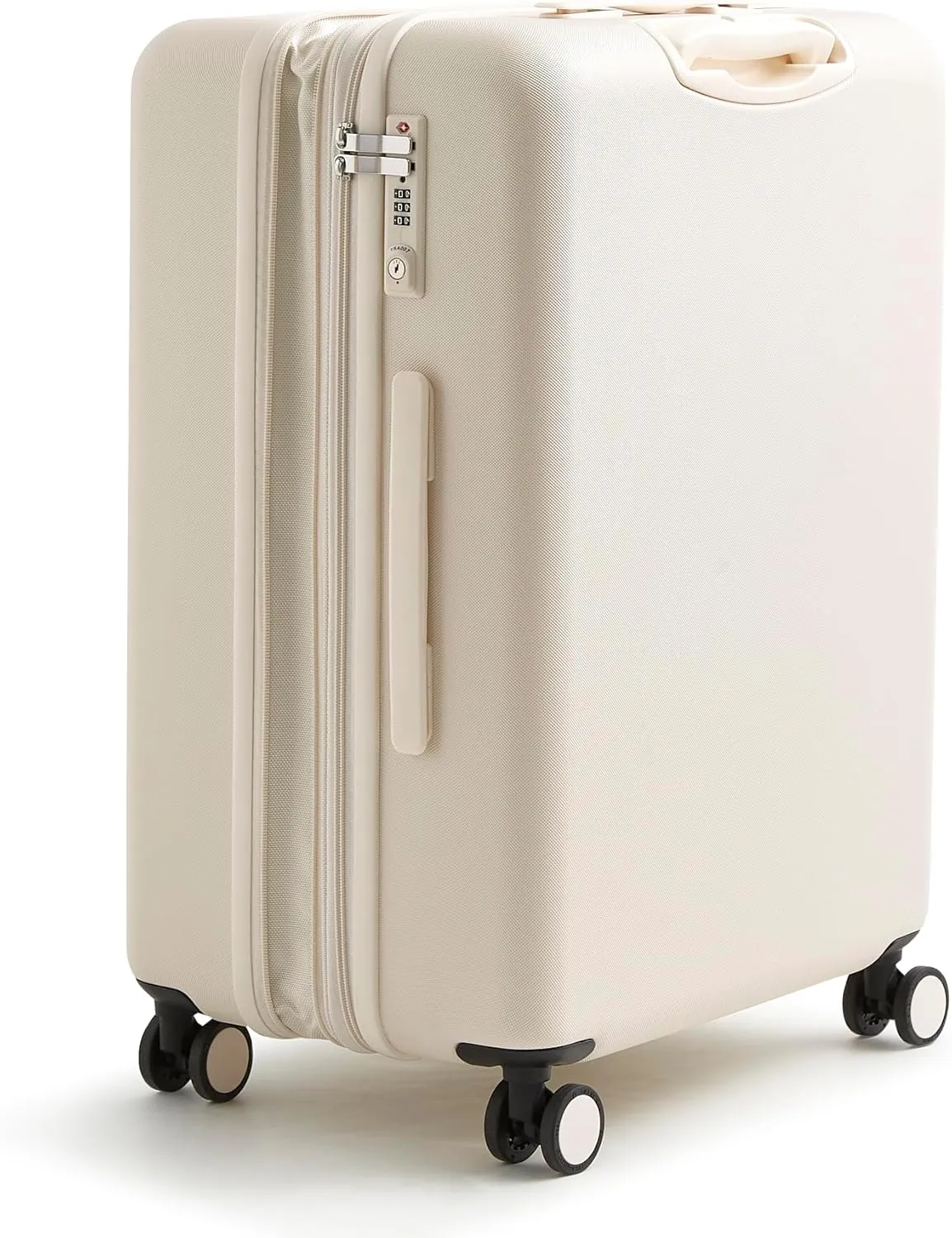 Vera Bradley Women's Hardside Luggage 26 Inch Adair Spinner, Cottage Cream, One Size