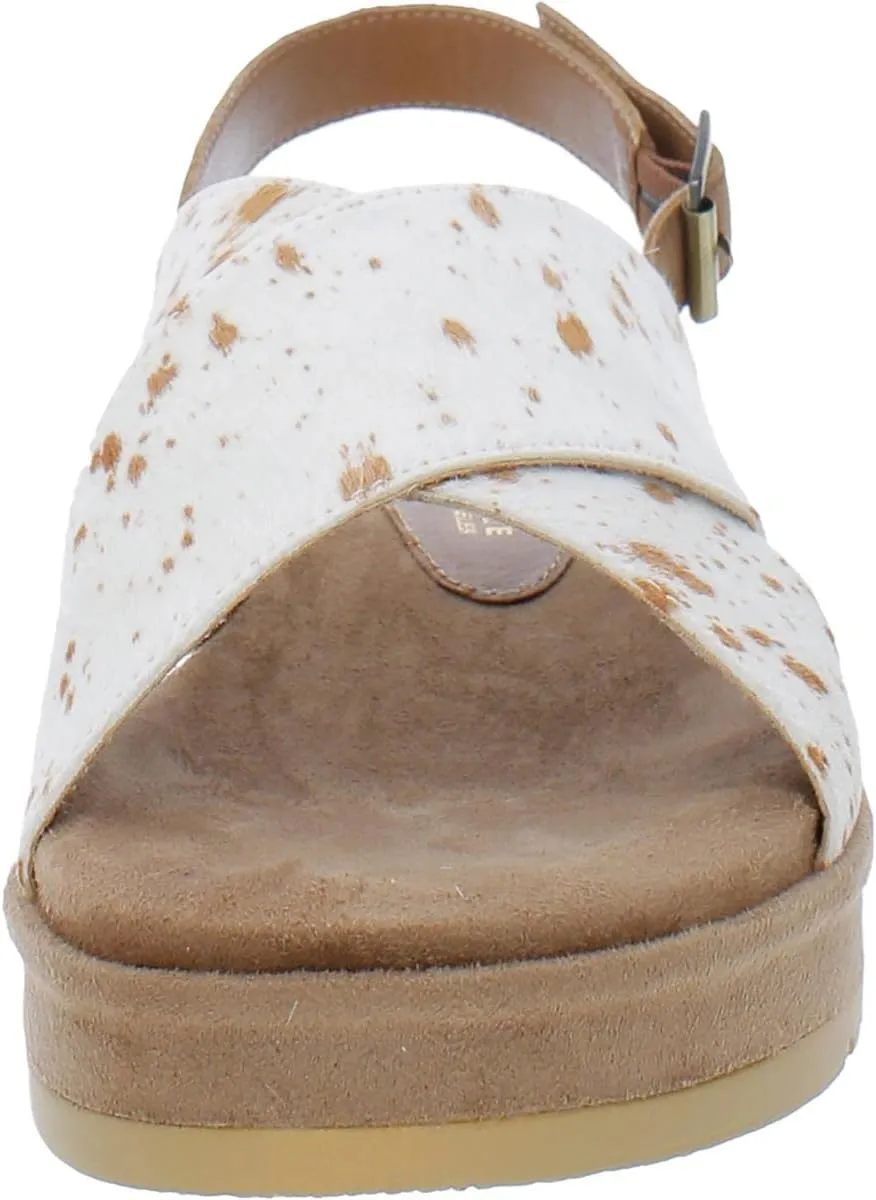 Very Volatile - CALABAR Genuine calf-hair and leather upper sandal