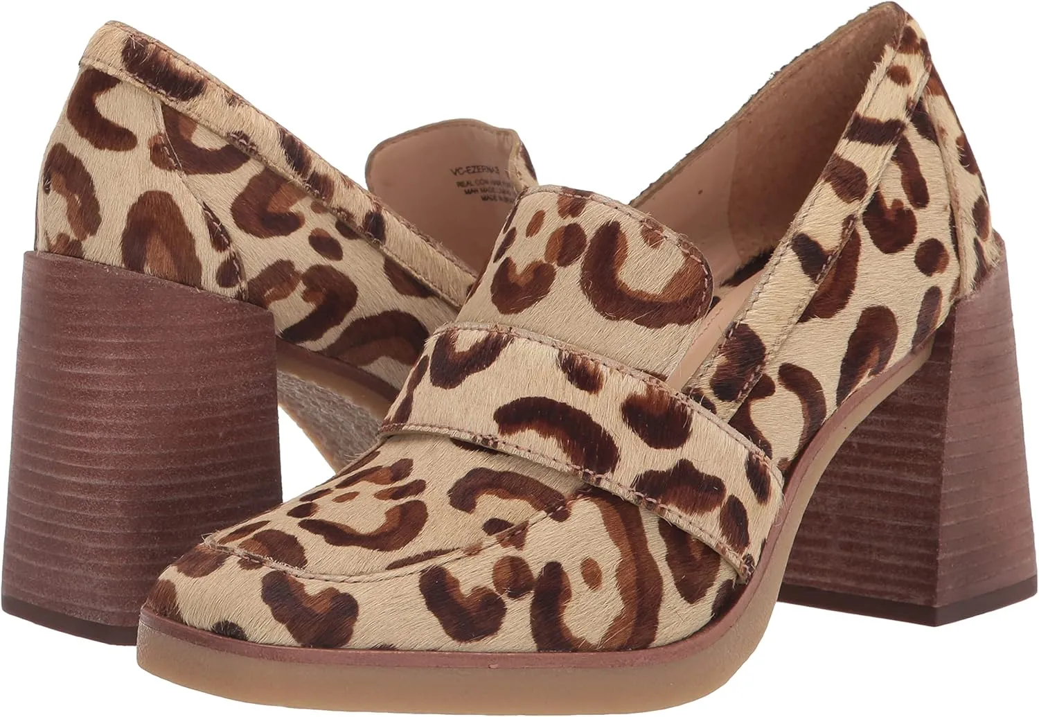 Vince Camuto Women's Footwear Ezerna Stacked Heel Loafer Pump