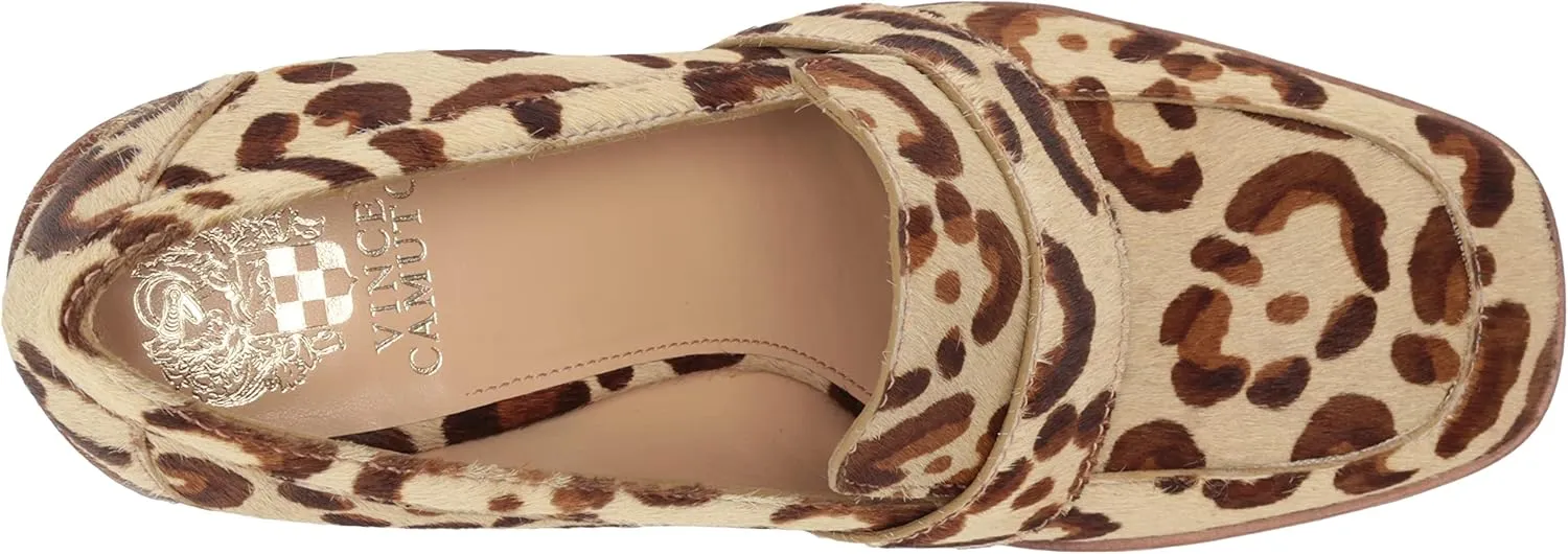 Vince Camuto Women's Footwear Ezerna Stacked Heel Loafer Pump