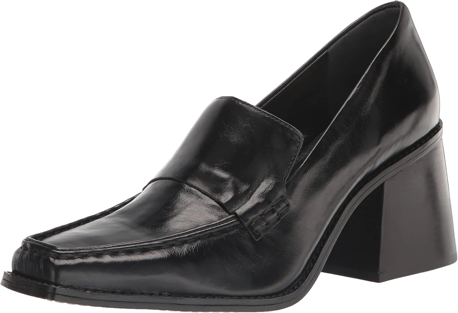 Vince Camuto Women's Footwear Segellis Stacked Heel Loafer Clog