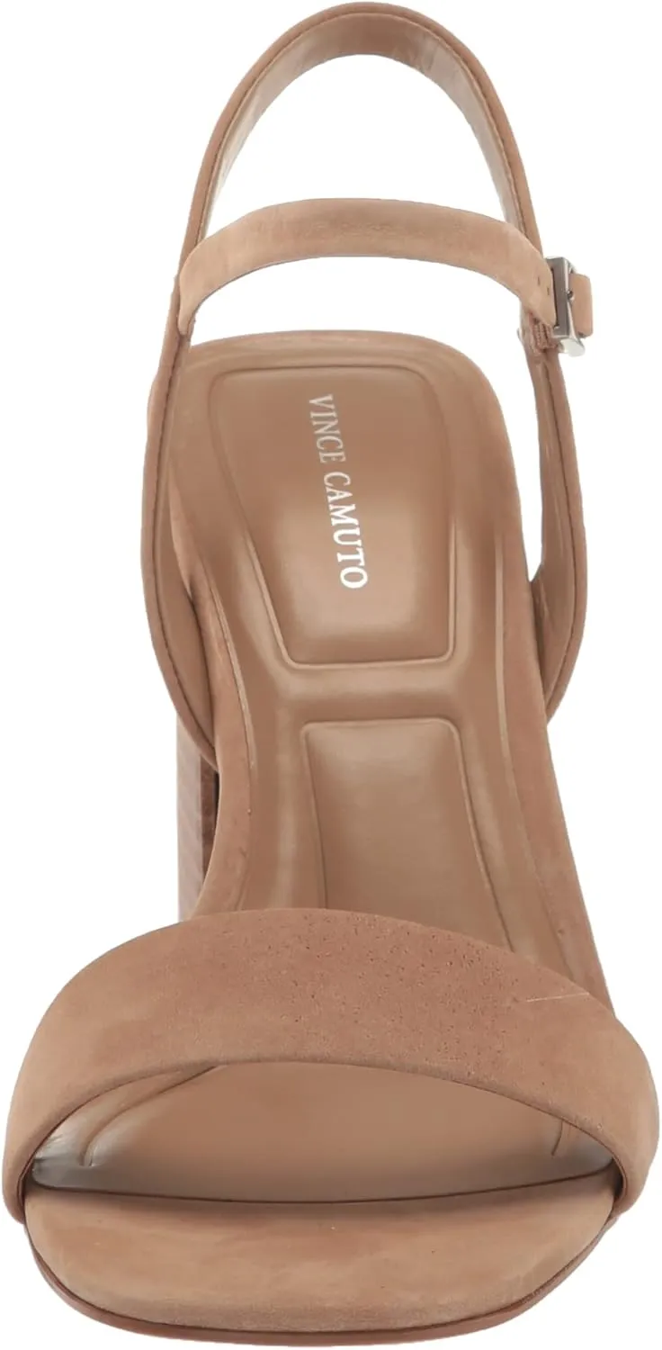 Vince Camuto Women's Herrica Stacked Heel Sandal Heeled