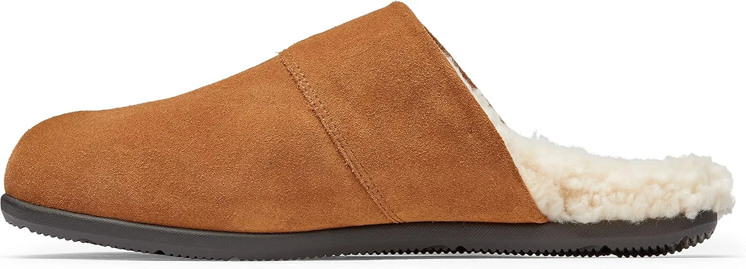 Vionic Men's Bridges Alfons Mule Sipper- Comfortable Spa House Slippers That Includes an Orthotic Insole and Cushioned Outsole for Arch Support, Soft House Shoes for Men