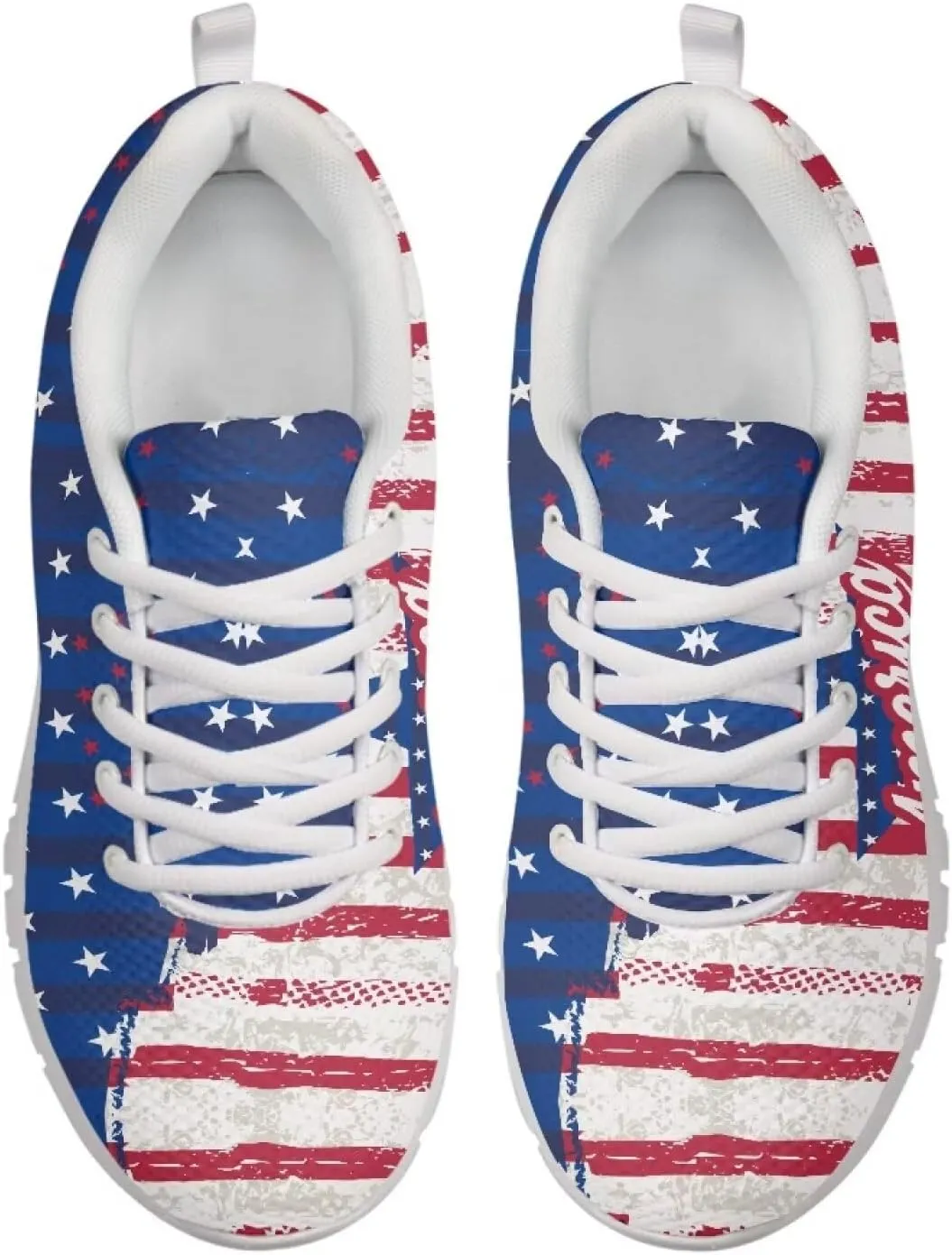 Walking Shoes for Womens Girls Lace Up Lightweight Tennis Shoes Casual Mesh Running Sneakers