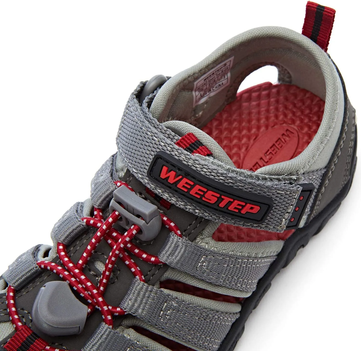 Weestep Toddler Little Kid Boys and Girls Close Toe Hook Loop Sandal