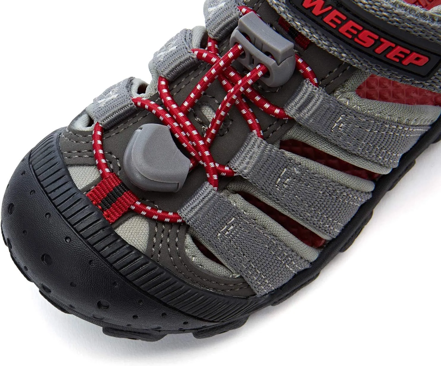 Weestep Toddler Little Kid Boys and Girls Close Toe Hook Loop Sandal