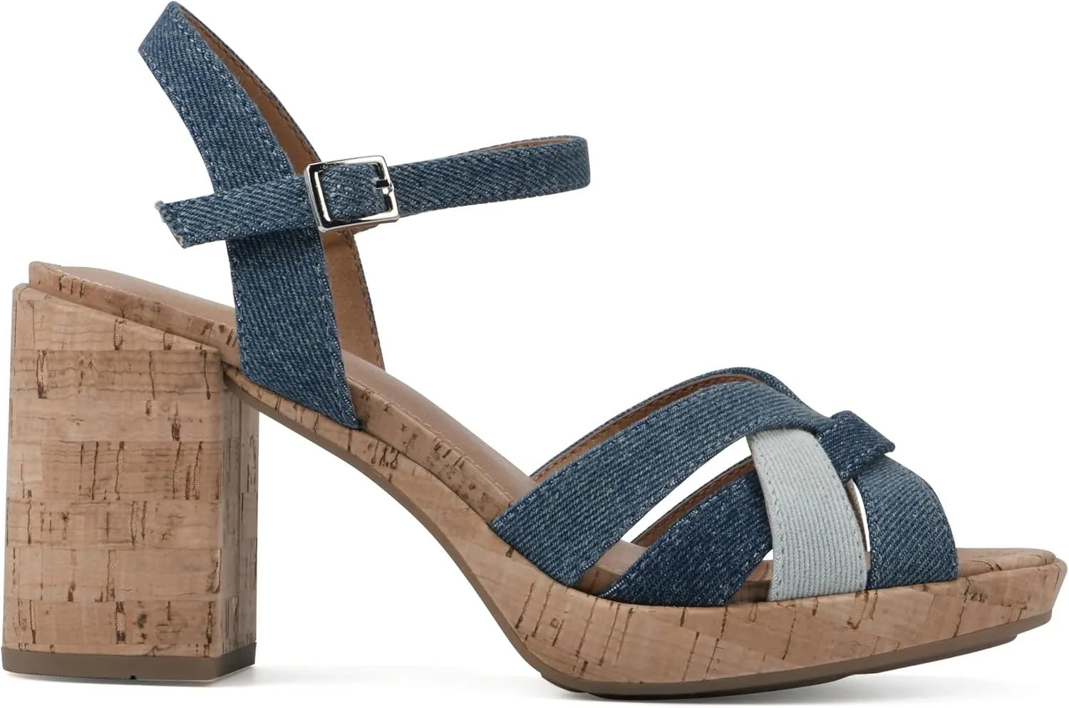 WHITE MOUNTAIN Women's Dubonnet Platform Sandal